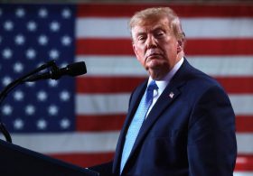 Trump is using his arch to rig history in stone