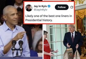 Barack Obama Just Made One Of The Funniest Jokes About Trump’s White House I’ve Ever Heard