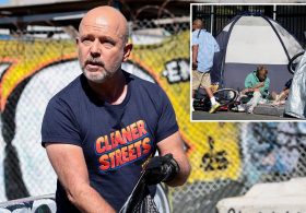 California gubernatorial candidate Steve Hilton makes ambitious homelessness pledge: ‘every encampment will be cleared’