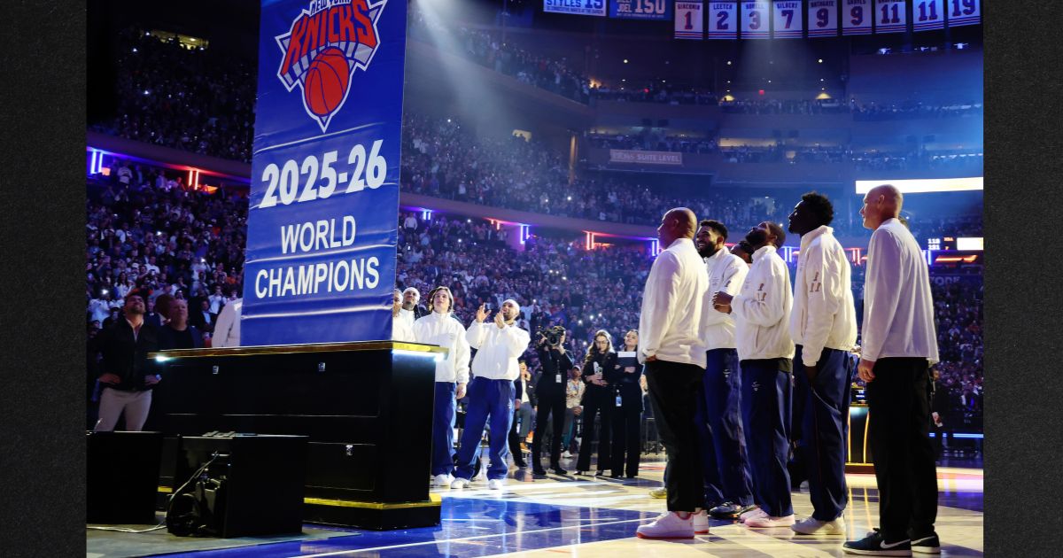Knicks Tricked Employees with Fake Championship Ring-Fitting Message, Forced Clickers Into Cybersecurity Courses Knicks ring ceremony 1