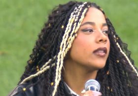 Singer Alters National Anthem Lyrics Before NFL Game to Send Pro-Immigrant Message