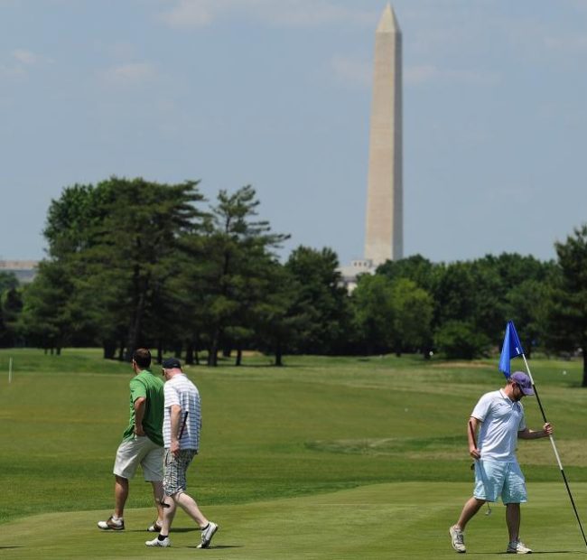 Judge in Trump’s bid to remake DC public golf course rejects DOJ call to step aside, hearing Monday