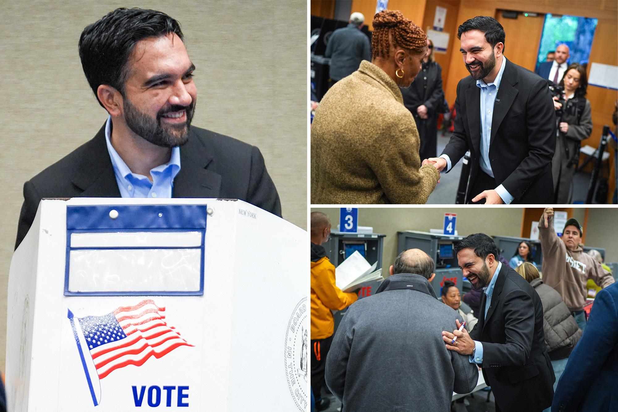 Zohran Mamdani casts his midterm ballot as first day of early voting kicks off in NYC MAMDANI LIVE VOTING
