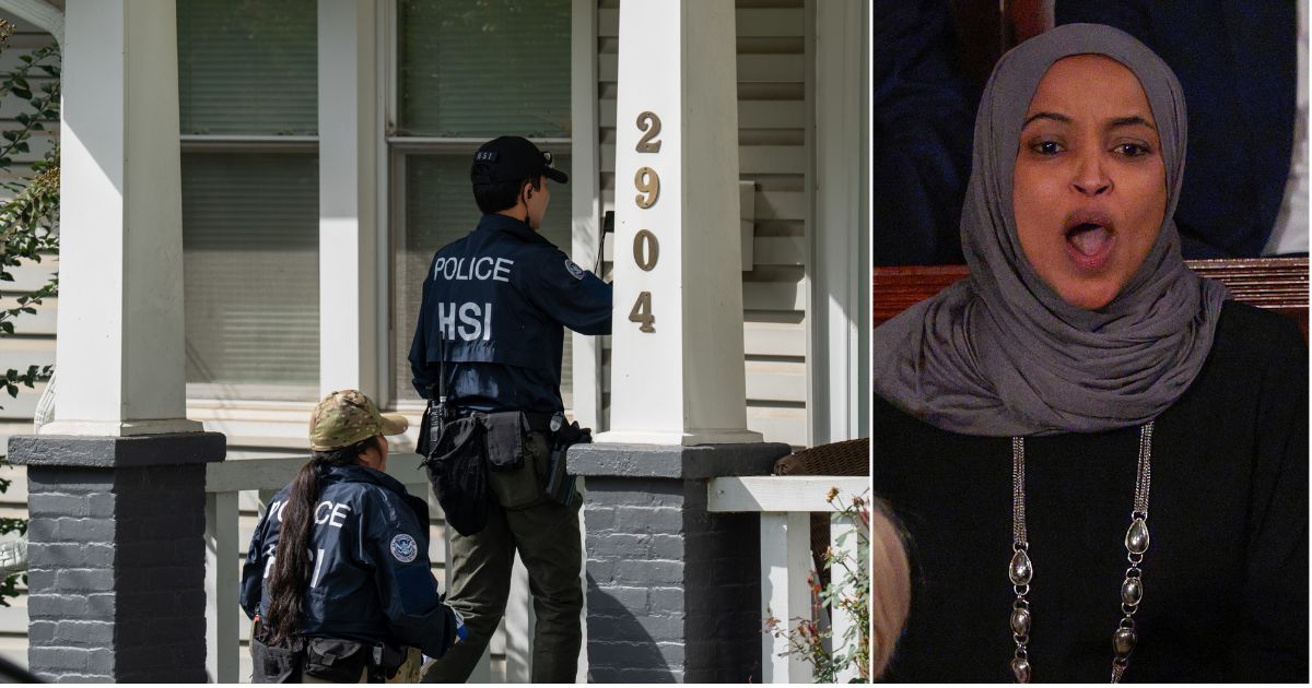Ilhan Omar Tries to Talk Tough in Response to DHS Raid, But One Glaring Detail Betrays Her Cowardice Omar on Raid
