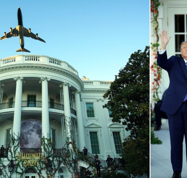 WATCH: Air Force One Performs ‘Epic’ Halloween Flyover for White House Trick-or-Treaters