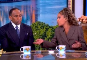 Stephen A. Smith Defends Trump Meeting, Tells Off Race Baiting Sunny Hostin
