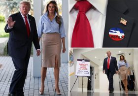 President Trump and first lady Melania Trump vote early in West Palm Beach