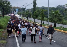 New Migrant Caravan Heads North Through Mexico Hoping for Democratic Midterm Victory