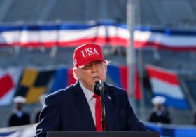 Trump in Maryland Announces Construction of ‘Largest New Shipyard’ in U.S.