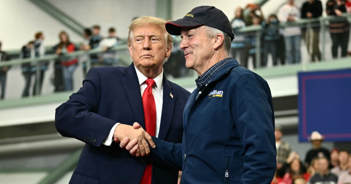 Trump DOJ Sues to Block Alaska Senate Certification if GOP Loses Over Ballot Confusion Trump with Sullivan