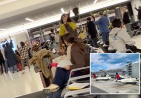 Delta pilot gives LaGuardia travelers two options after dog pees on flight – get it cleaned up or depart on time