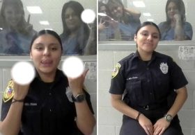 Young sheriff’s deputy fired for posing for photos with jail inmates, including pic flipping the bird