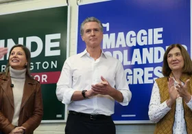 Gavin Newsom touts ‘ruthless’ approach to politics in New Hampshire pitch