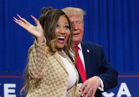 Trump makes explicit remarks about Nicki Minaj at Michigan midterm rally