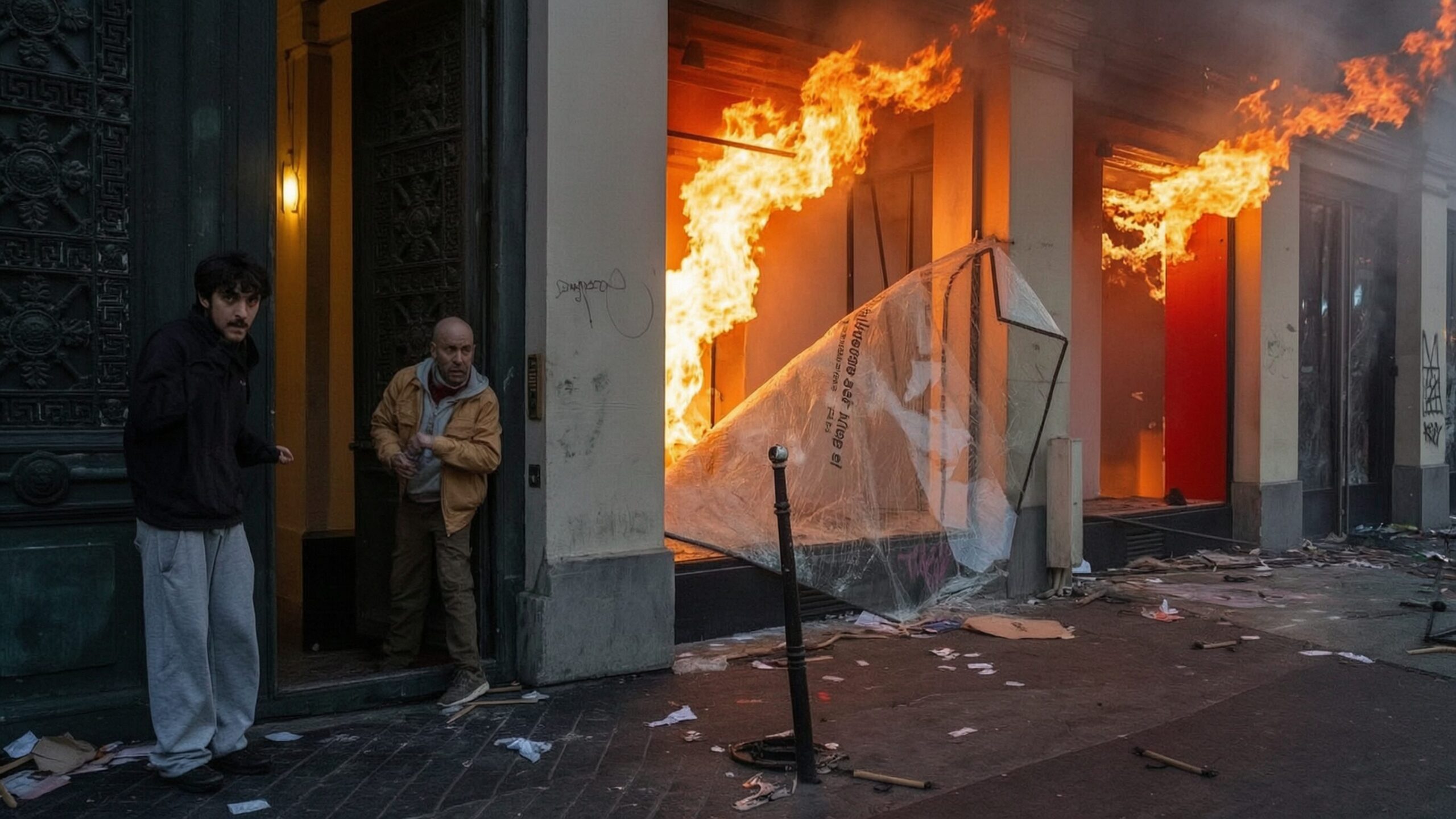 Report: ‘French’ Rioters Singled Out Jewish Shops for Burning While Sparing Muslim Businesses a0117