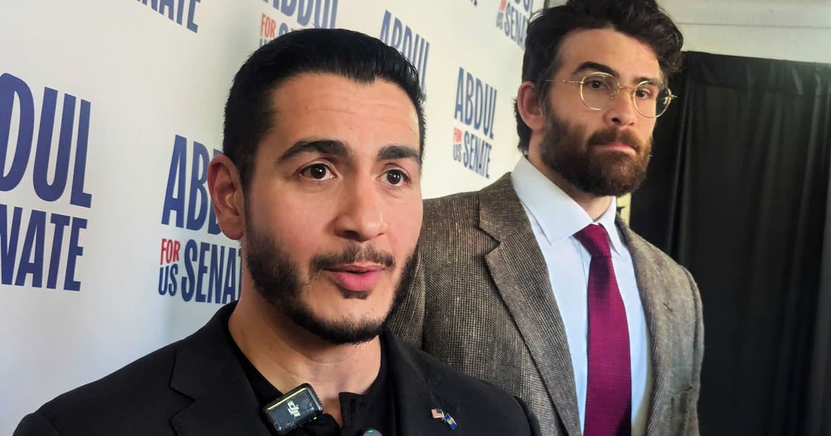 Top Michigan Democrat Refuses to Endorse Abdul El-Sayed Over Anti-Jewish Views abdul el sayed hasan piker 911 anti american