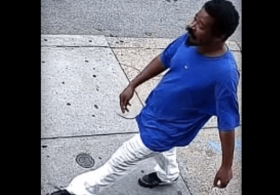 Laughing ‘piece of s**t’ thug caught on video punching victim in face as pair pass each other in Philly crosswalk