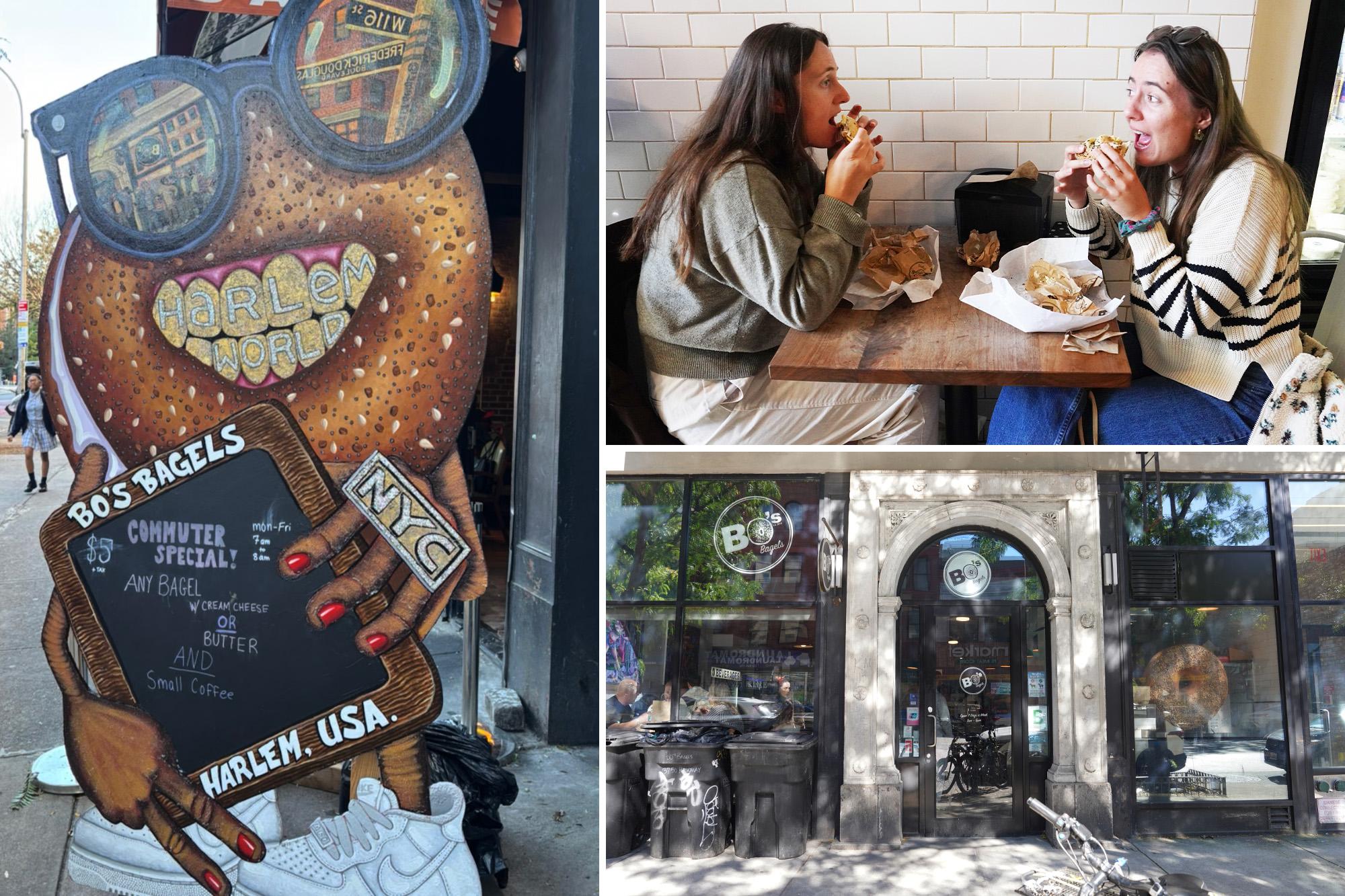 NYC bagel shop forced to remove cartoon mascot after influencer calls it ‘blackface’ ace bagel harlem 01