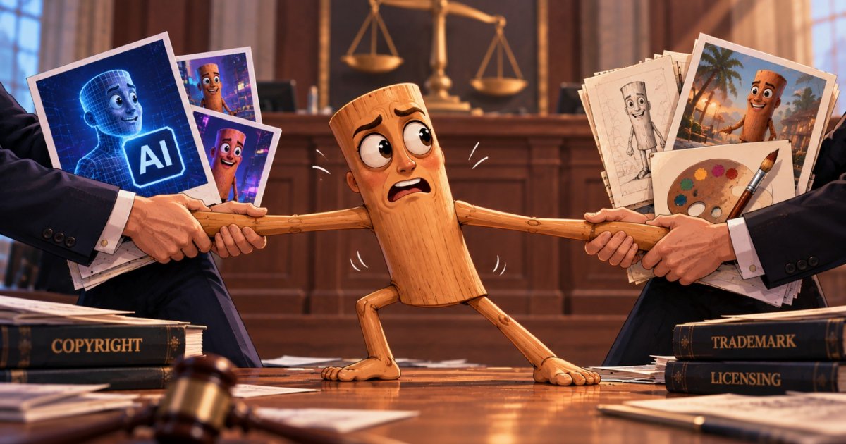 Can An AI-Generated Character Like Tung Tung Tung Sahur Be Copyrighted? ai generated copyright