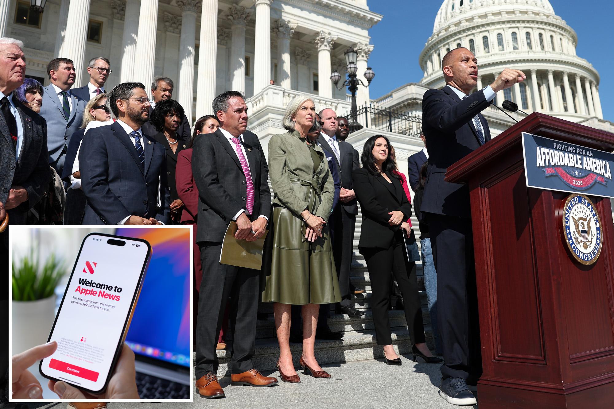 Apple News hid stories about how broke the DNC is ahead of the midterms, watchdog alleges apple news dnc broke comp