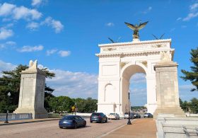 Veterans ask federal judge to block Trump’s arch unless Congress approves it