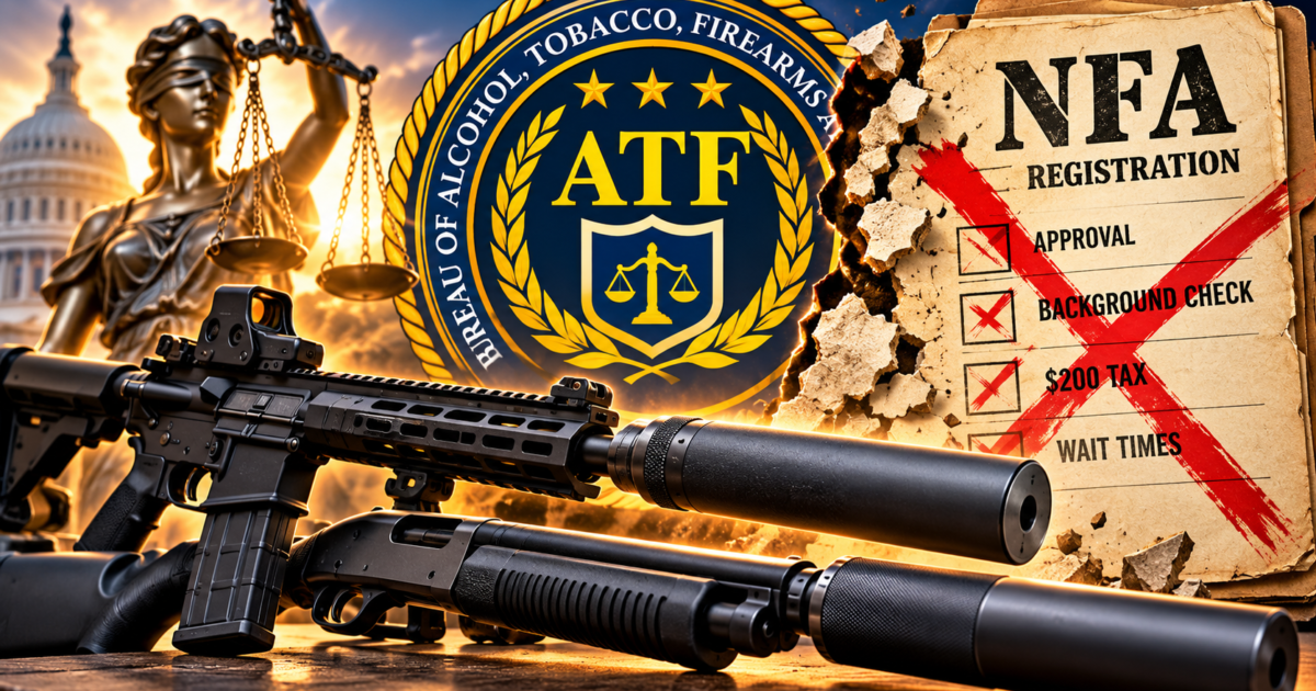 HUGE 2A Victory: ATF Ends Registration for Suppressors and Short-Barreled Rifles For ALL Legal Purchases b 1200x630 2