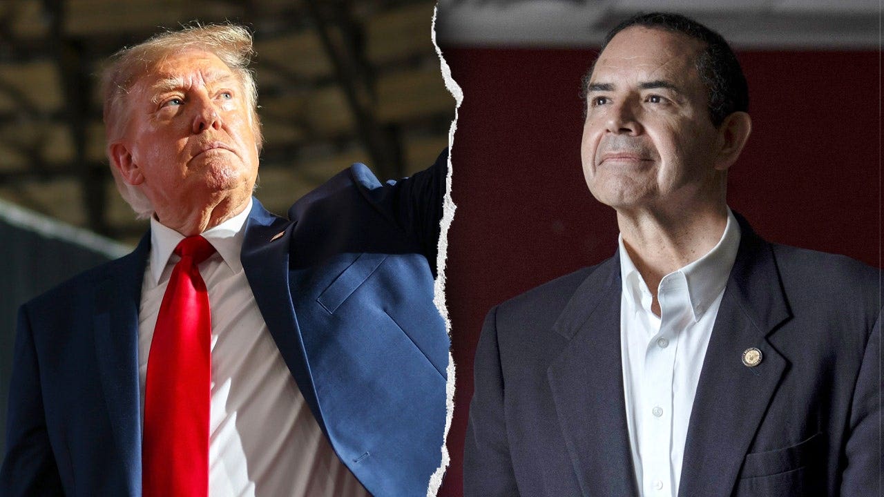 Trump calls Democrat he pardoned a 'loser' for not switching parties b5e6535b trump cuellar split