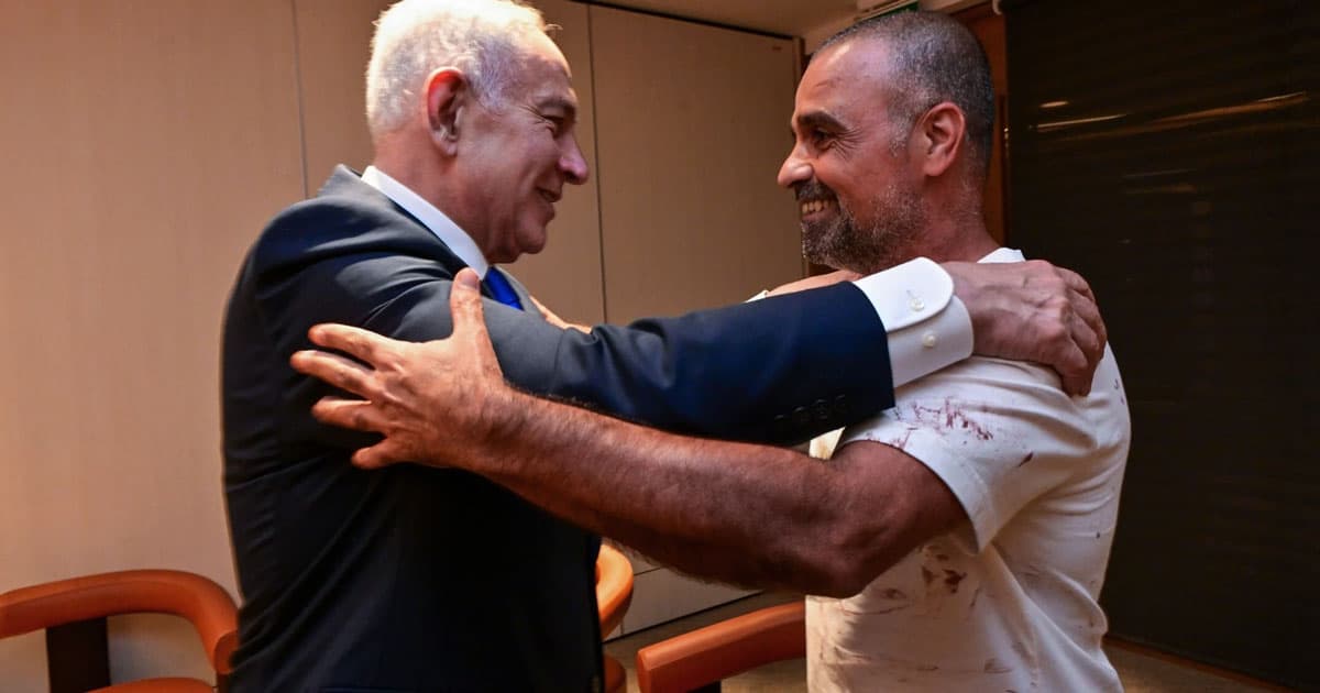 Netanyahu Praises Heroic Plane Passenger Who Tackled Terrorist, Preventing ‘Another 9/11’ benjamin netanyahu yaniv harun plane passenger terrorist