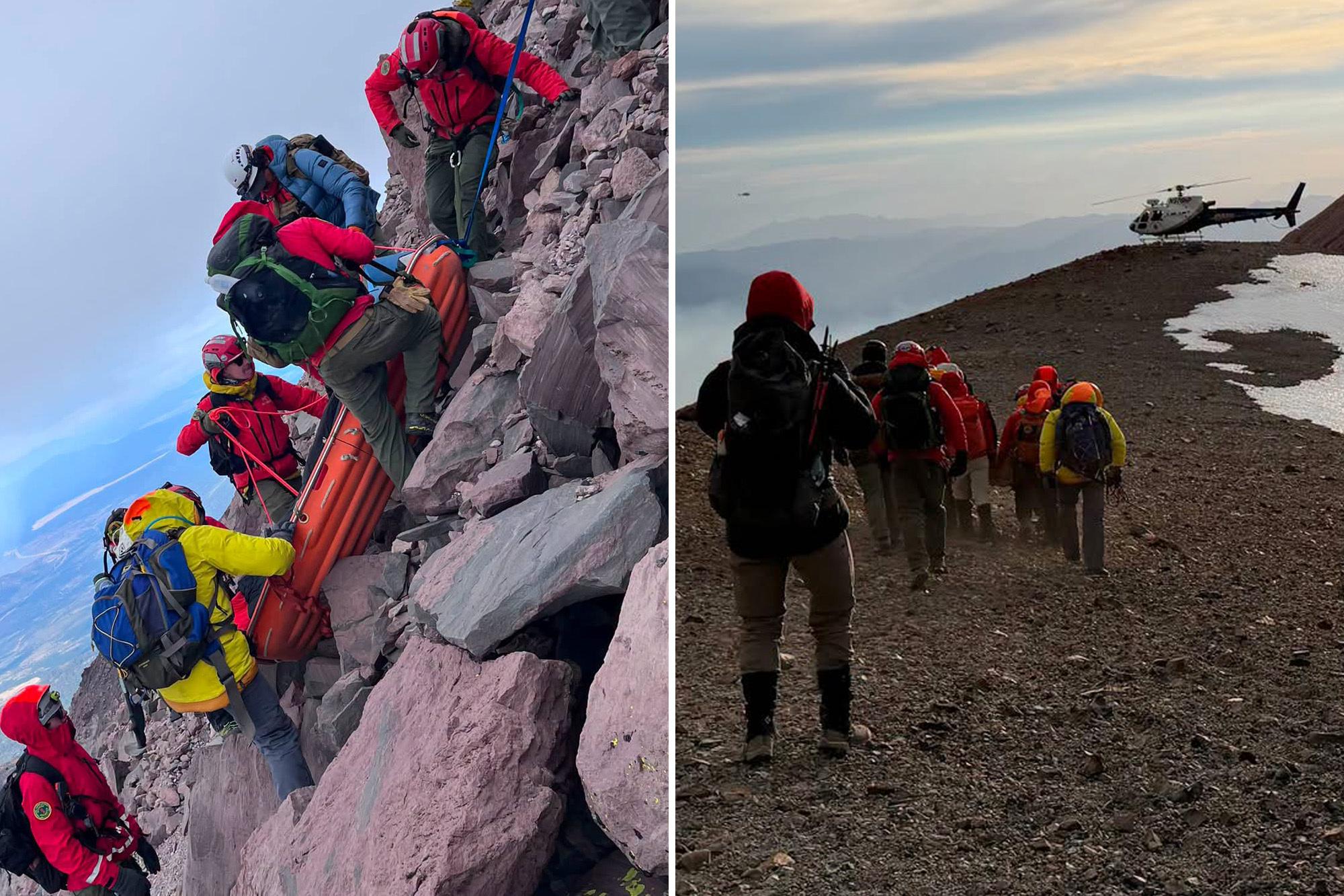 Ill-equipped hiker trapped for two frigid nights on notorious California mountain comp 7 2