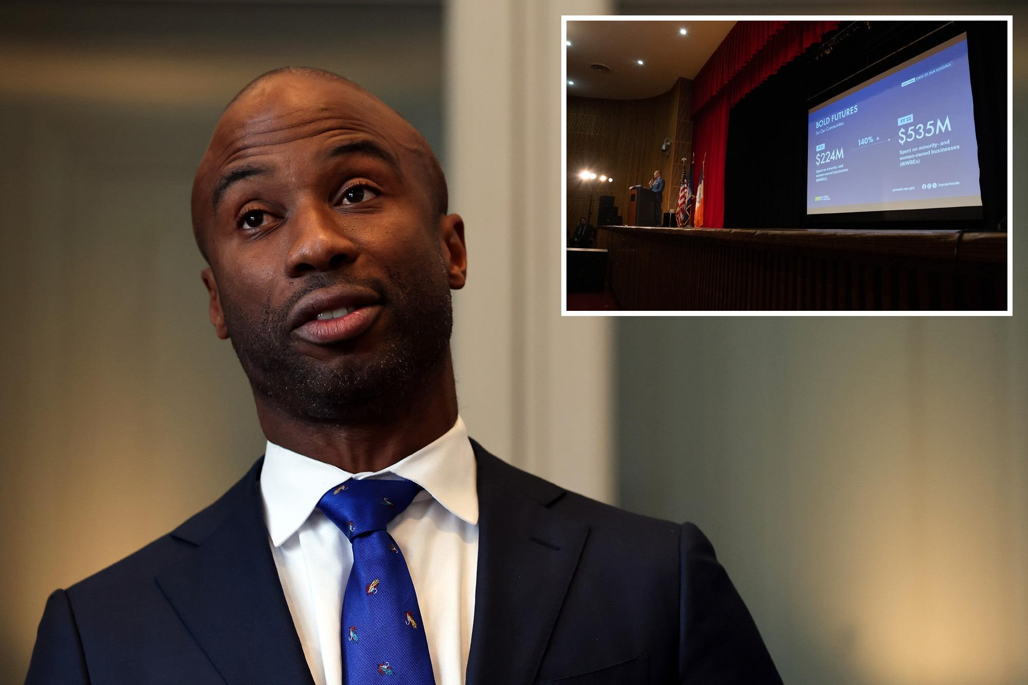 Embattled NYC Schools Chancellor Kamar Samuels skips ‘State of Our Schools’ speech crop 41263991