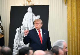 Trump ‘resurrects’ Christopher Columbus with new statue, blasts ‘radical left communists’ who tried to cancel explorer