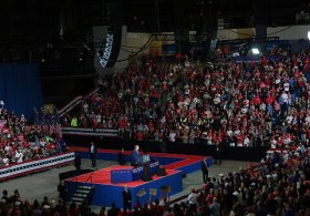 Trump’s Kansas Crowd ‘Blew the Roof Off the Arena’