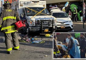 Boozed-up driver who plowed into kids at NYPD Halloween event charged with vehicular assault: cops