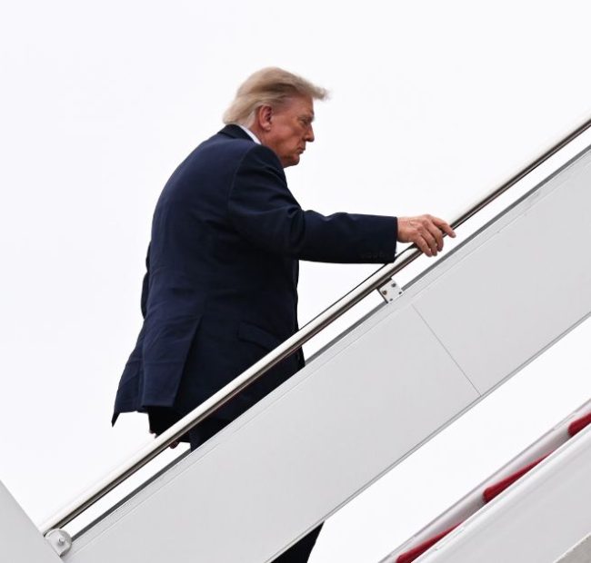 Looming Hurricane Forces Trump to Change His Schedule