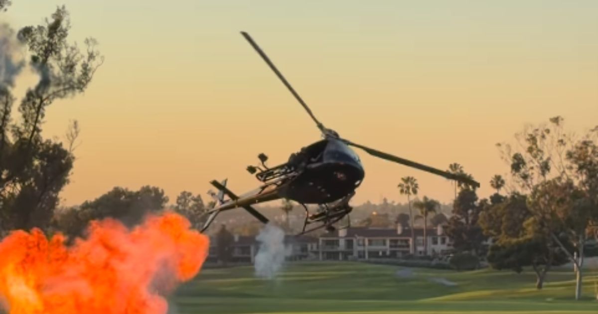 Stunt Chopper at Navy SEAL Fundraiser Thrills Guests With Small Explosions and Red, White and Blue Smoke Show eature Image 2026 10 17T141723136