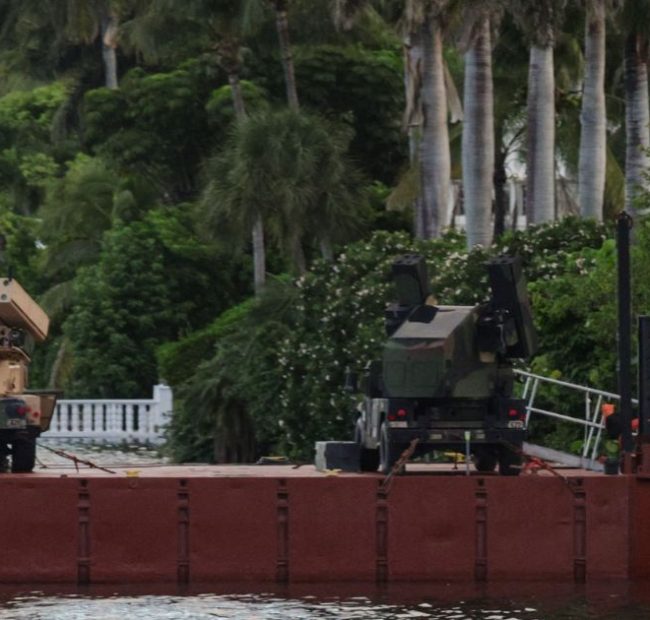 Surface-to-Air Missile System Deployed at Mar-a-Lago: ‘Heightened Threat Environment’