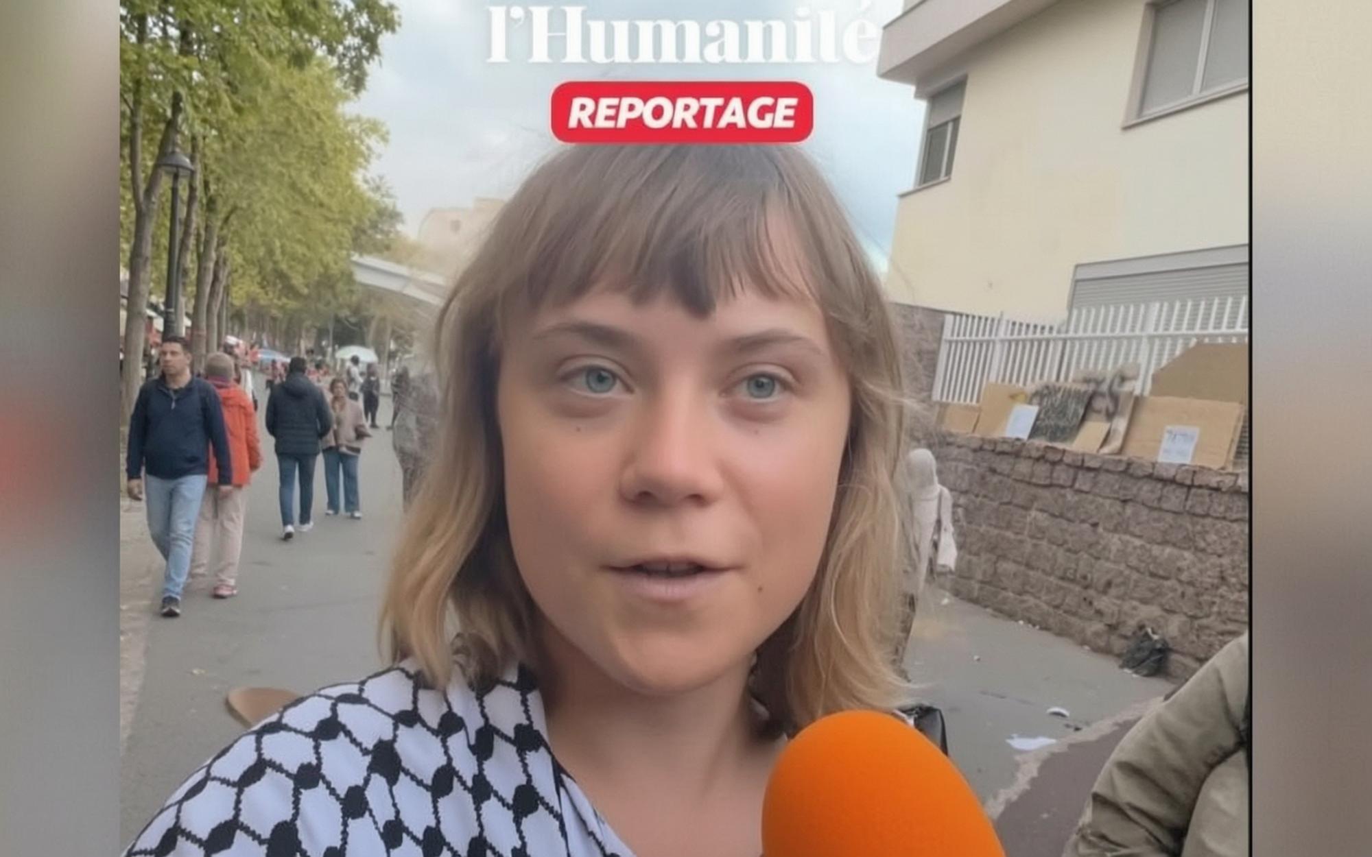 Crazy Greta Descends on Paris to Cheer Rioters and Celebrate Revolt ezette 6ad5de96734b3