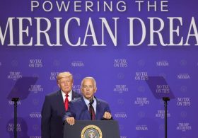 Commentary: Is this purple state about to go blue? Nevada’s GOP governor faces an anti-Trump backlash