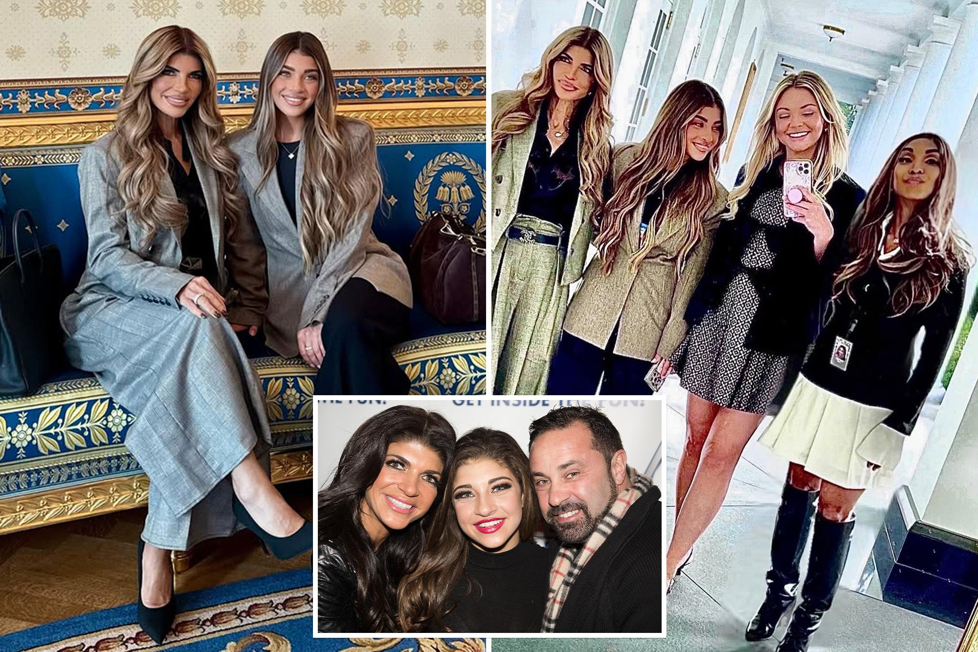 RHONJ’s Teresa Giudice spotted at White House with daughter after pardon plea for Joe: ‘Desperately needs him now more than ever’ giudice whitehouse comp