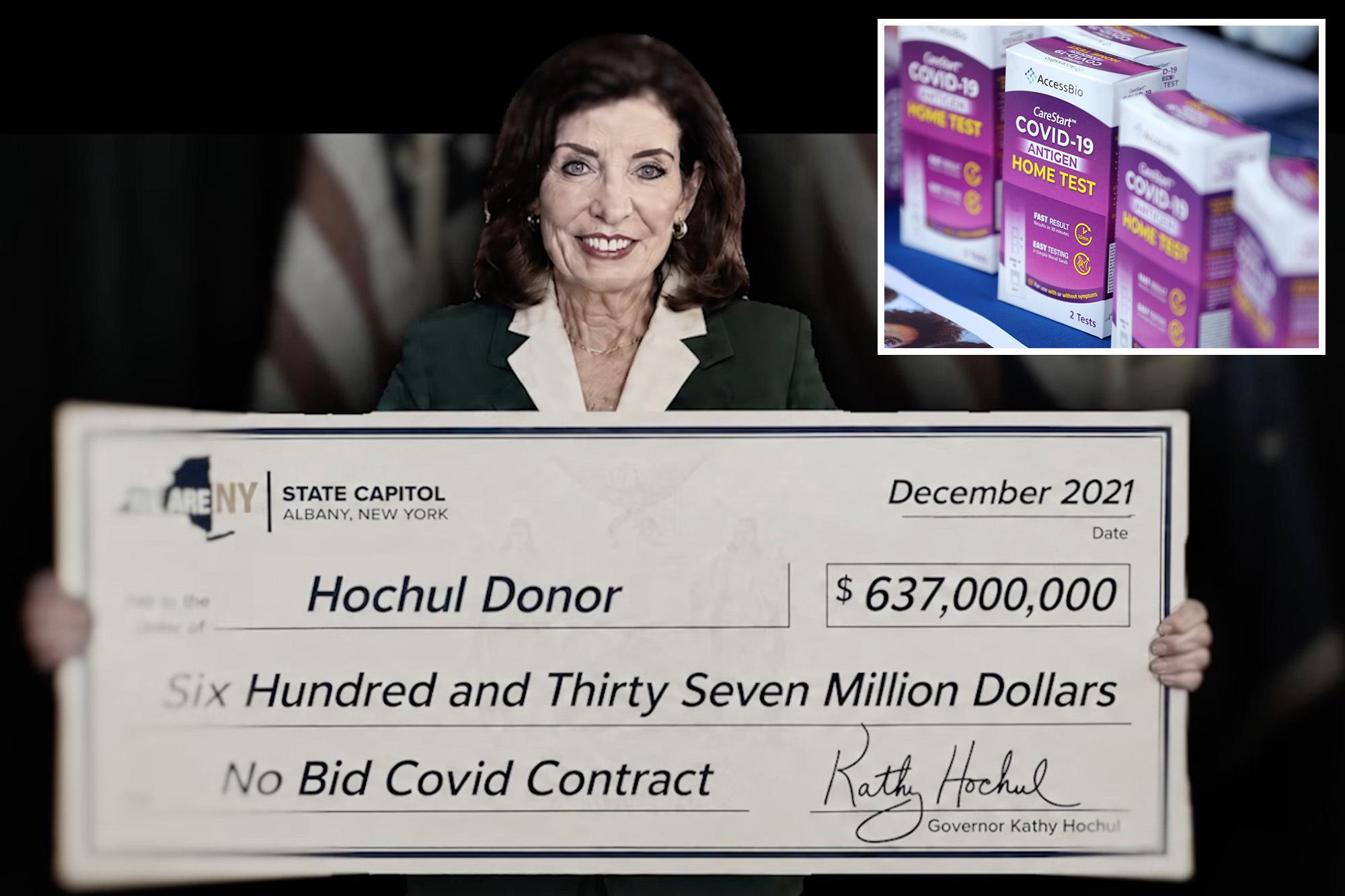 Pro-Bruce Blakeman Super PAC accuses Kathy Hochul of pay-to-play ‘corruption’ scheme in multi-million dollar ad hochul covid comp