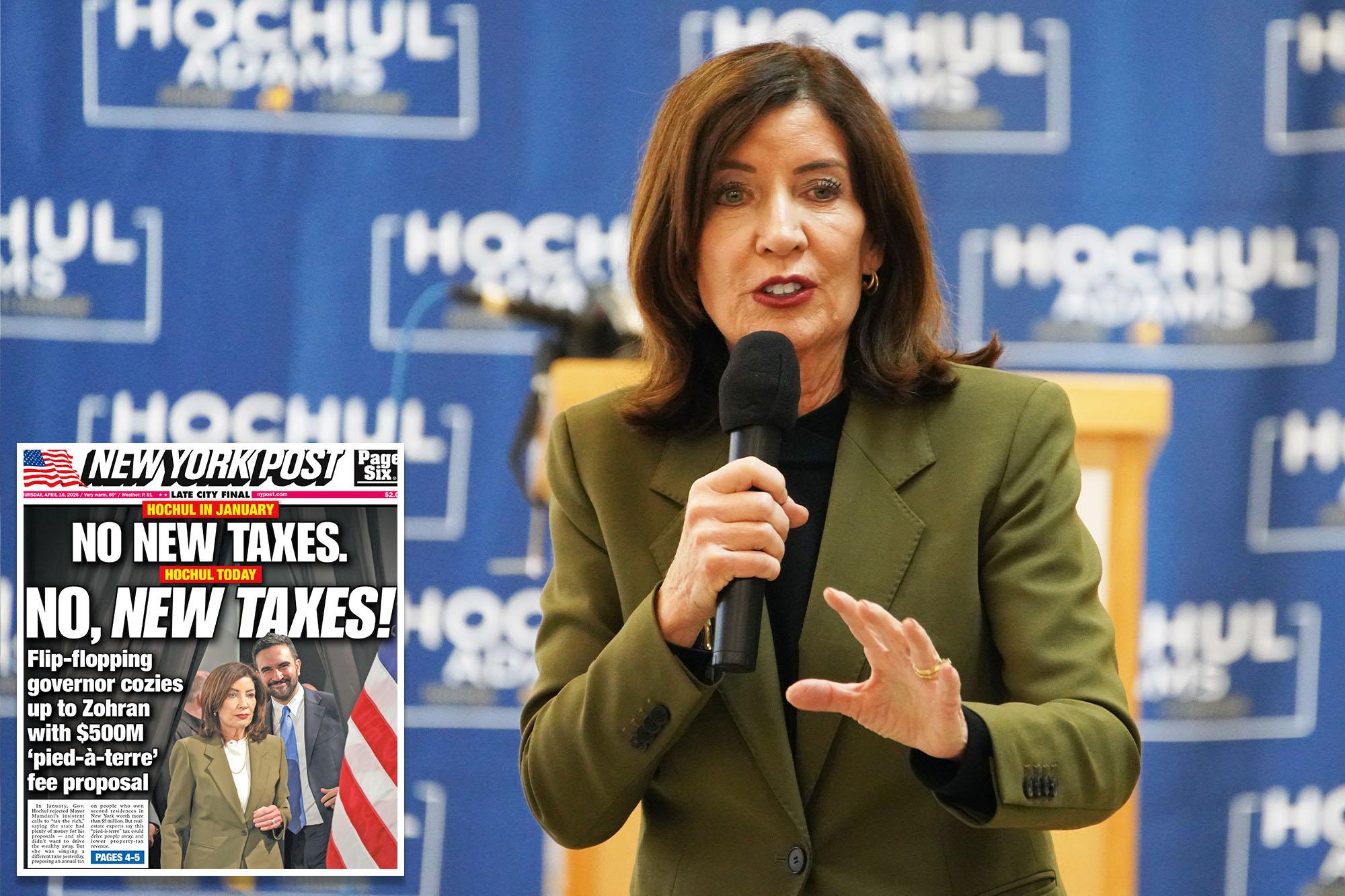 NYC real estate titans pump big bucks into Hochul reelection — as GOP warns they’ll get ‘burned’ over ‘tax the rich’ agenda hochul rewards real estate campaign 145639585