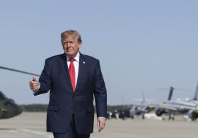 Trump Departs Joint Base Andrews for Midterm Rally in Ohio