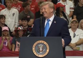 Trump Goes Off on CNN and Kaitlan Collins On Stage in Ohio – Crowd Goes Wild Chanting “F*ck CNN!”