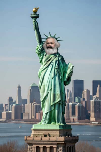 NYC to Give $100K City & Federal Tax Dollars to Noncitizens for 1st Homes karl marx mockery 400x600 1