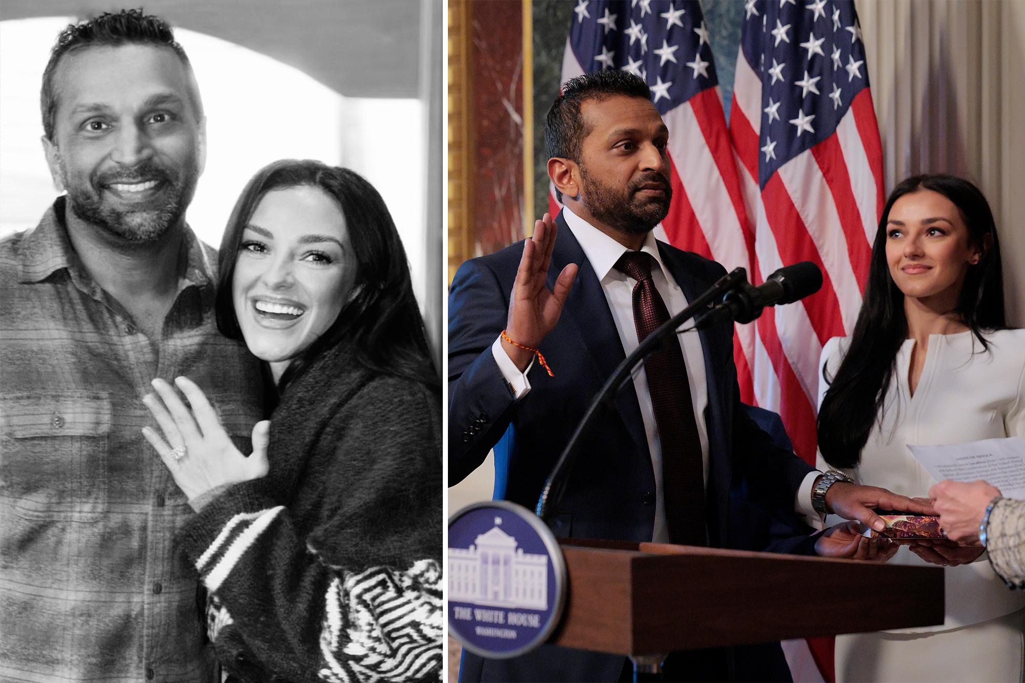 FBI Director Kash Patel engaged to country singer Alexis Wilkins kash patel engaged country singer 143789290