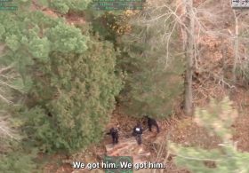 Drone footage captures wild moment escaped prison inmate is caught by police: ‘We got him’