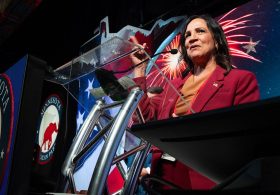 Minnesota GOP chair blasts progressive group over KKK-themed sign shown during Black House speaker’s remarks