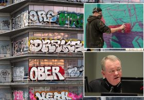 Graffiti vandals used special tactics as part of city-wide vandlism spree — and one is an LA utility worker