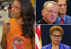 Nithya Raman dodges LAPD chief deadline as Karen Bass blasts rival’s flip-flops in fiery LA mayor debate