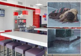 Fast-food chain under fire for soaking customers with anti-loitering sprinklers